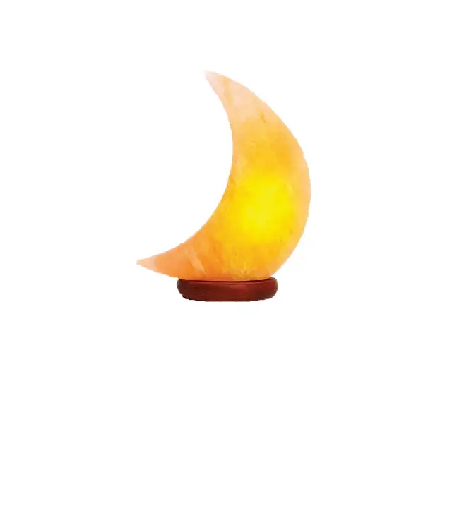 moon shape lamp salt