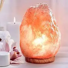 pink salt lamp