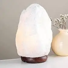 White salt lamp